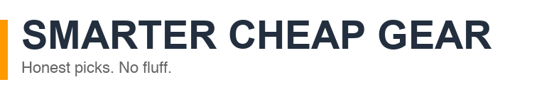 Smarter Cheap Gear